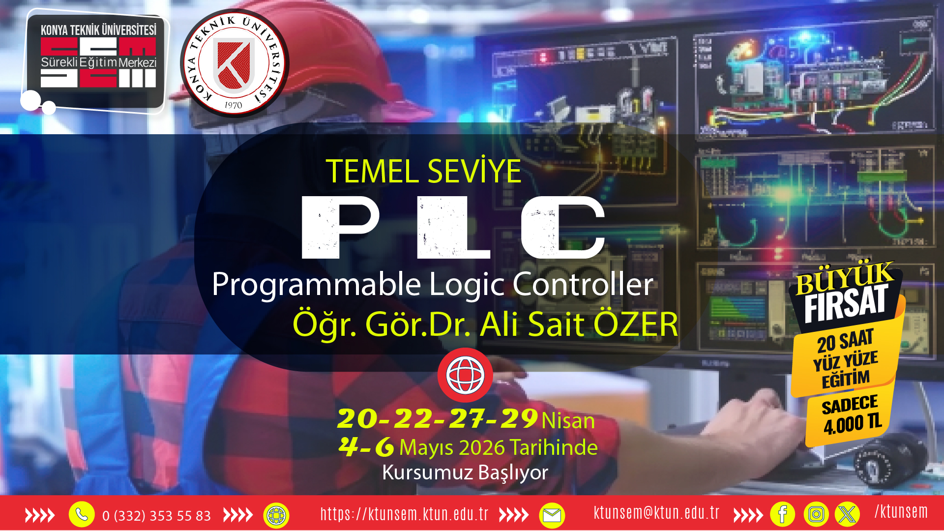 Temel Seviye Programlanabilir Lojik Kontrol PLC Eğitimi